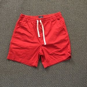 J Crew Dock Shorts - Red - Men’s Small